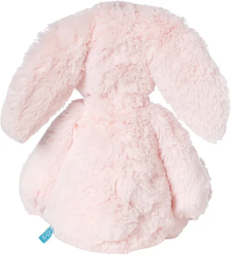 Vista 4 de Conejo de peluche Bailey Bunny de Manhattan Toys, azul, 12 pulgadas, Conejito binky rosa, 12