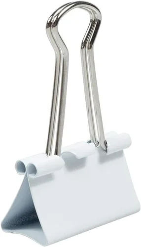 Vista 5 de Broches aprietapapeles JAM Paper®, Blanco