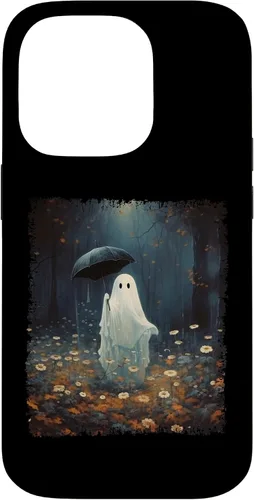Vista 16 de Carcasa gótica para iPhone 11 con diseño de fantasma espeluznante en el bosque