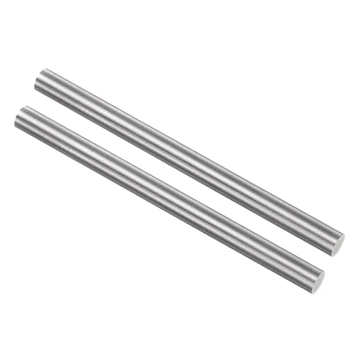 Vista 19 de uxcell 2 piezas varillas de metal redondas de acero, 2 mm x 200 mm de acero de alta velocidad (HSS) barra de torno herramienta, para eje engranaje