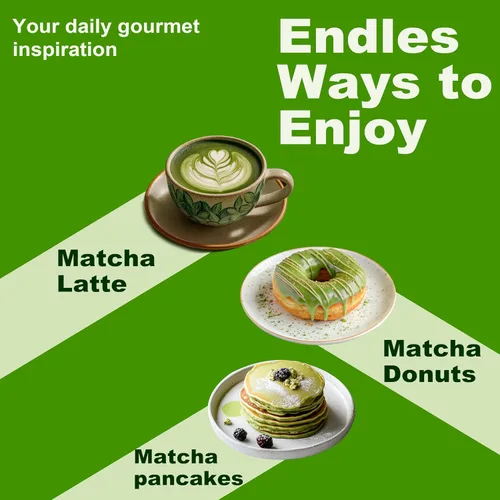 Vista 5 de Polvo de matcha orgánico, 18 onzas, bebidas naturales, té puro en polvo, certificación orgánica y sin OMG, para café con leche, batidos, horneado