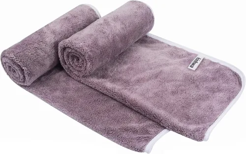 Vista 16 de KinHwa Toallas de mano de microfibra para baño, toallas faciales suaves y absorbentes, toallas de mano grises para baño, paños de lavado para spa