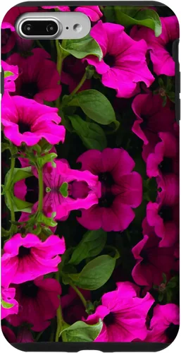 Vista 12 de iPhone 16 Purple Petunia Floral Cool Garden Plant Flower Gardener Gift Case