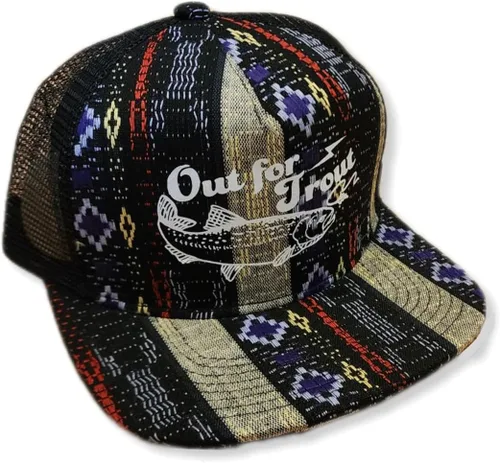 Vista 14 de ThatsRad Out for Trout Corduroy Snapback Sombrero Gorra Pesca con Mosca Pescador