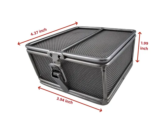 Vista 2 de Carligo Cestas de Limpiador Ultrasónico para Piezas Pequeñas, Mini Cesta de Malla para Limpiador de Joyas al Vapor, Máquina Ultrasónica, Bola