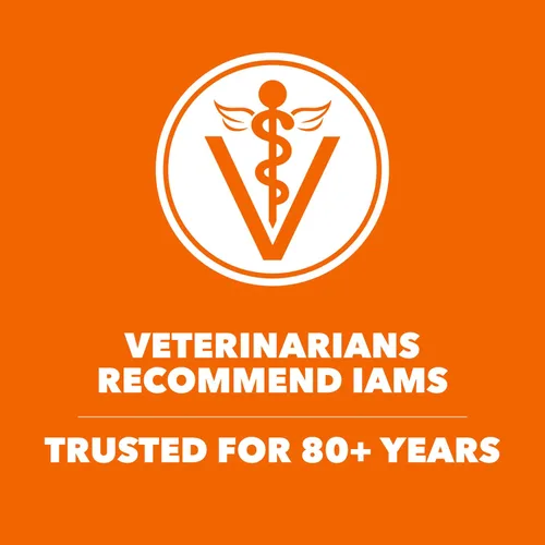 Vista 7 de Comida seca IAMS Proactive Health para gatos adultos con cuidado de bolas de pelo con pollo y salmón, bolsa de 3.5 lb Veterinarian-recommended