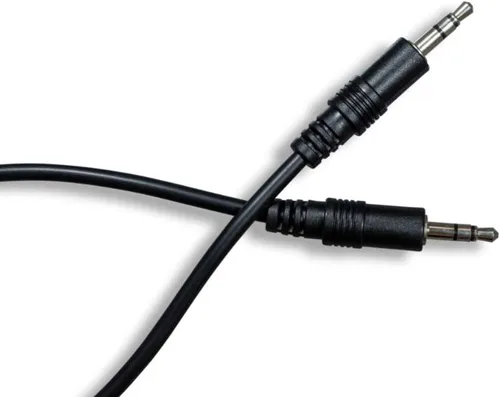Vista 2 de Cablelera Cable de audio estéreo de 0.138 in Cable de audio 28 AWG Negro (ZCUUFEMM-06)