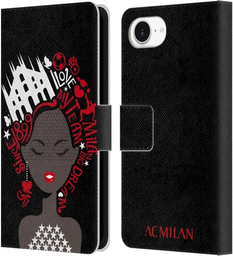Vista 79 de Head Case Designs Officially Licensed AC Milan Dream Big Children Leather Wallet Case Compatible with Apple iPhone 11