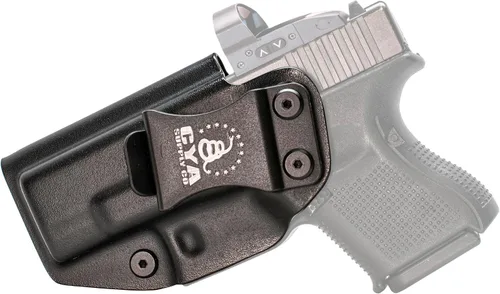 Vista 52 de CYA Supply Co. - Fundas IWB Black Optics Ready - Múltiples ajustes - Propiedad de veteranos - Fabricado en Estados Unidos