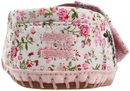 Vista 3 de TOMS - Zapatos casuales para niña bebé color rosa
