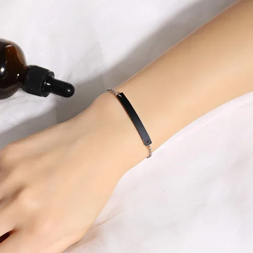 Vista 4 de VNOX Pulsera de alerta médica con grabado personalizado para mujeres y niñas 17 a 83in