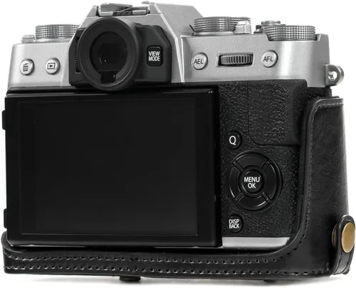 Vista 7 de MegaGear MG981 Ever Ready - Funda de piel para cámara y correa para Fujifilm X-T30, X-T20, X-T10 (lentes de 0.630-1.969 in/0.709-2.165 in)