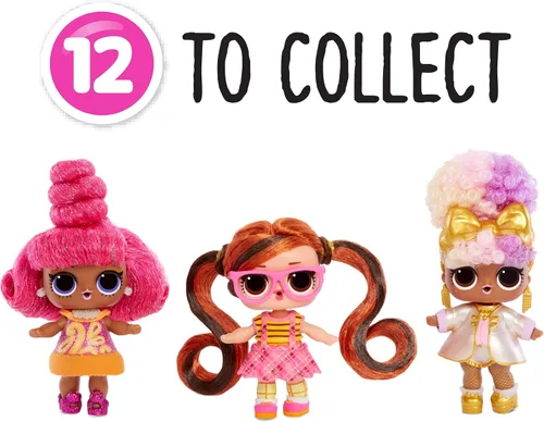 Vista 3 de L.O.L. Surprise! Muñecas Hairvibes con 15 sorpresas y extensiones para mezclar y combinar