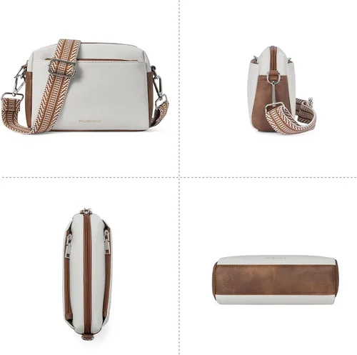 Vista 6 de WESTBRONCO Bolsos cruzados pequeños para mujer, bolsos de hombro, cartera con correa ajustable