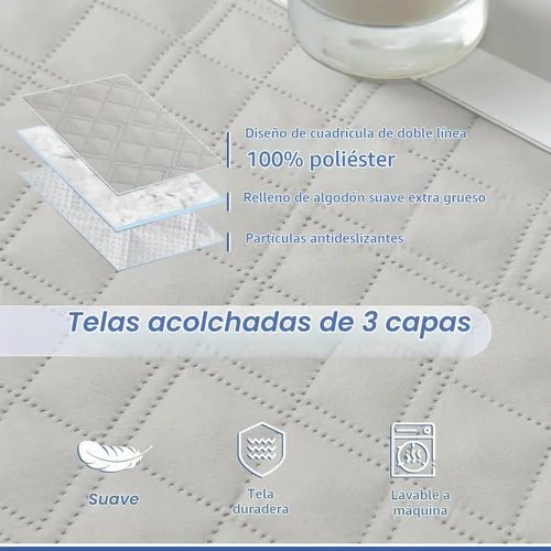 Vista 3 de Arfntevss Fundas de sofá reclinable seccional para sofá reclinable de esquina seccional para perro, lavables, en forma de L, juego de 7 piezas