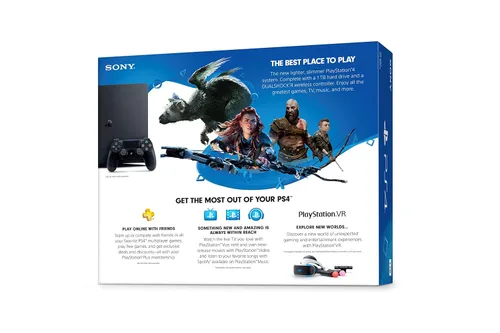 Vista 5 de PlayStation 4 Slim 1TB Console - Black Renewed