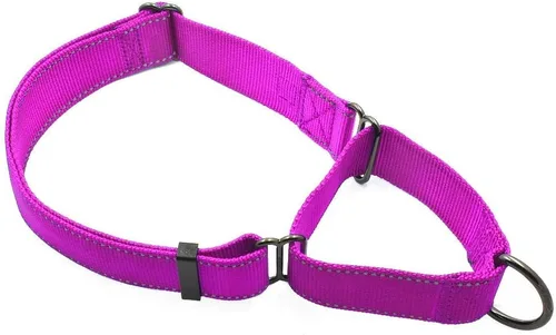 Vista 7 de Max and Neo Collar de nylon Martingale para perros - Donamos a un rescate de perros por cada collar vendido (Pequeño, Azul)