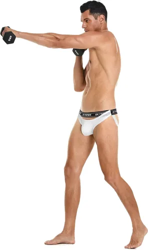 Vista 6 de SKYSPER Jockstrap - Correas de entrenamiento para hombre, ropa interior atlética para apoyo, tangas sexy