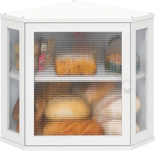 Vista 11 de viewcare Caja de Pan de Esquina para Encimera de Cocina, Caja de Pan de Madera de Bambú Negra, Caja de Almacenamiento de Pan de Gran Capacidad