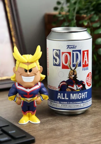 Vista 2 de Funko POP! Soda My Hero Academia All Might - Figura de vinilo de 4.25 pulgadas en lata