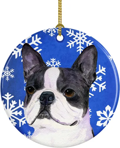 Vista 308 de Caroline's Treasures Cavalier Spaniel - Adorno de cerámica para colgar en el árbol de Navidad, para el hogar, Navidad, fiestas, regalo, 3 pulgadas