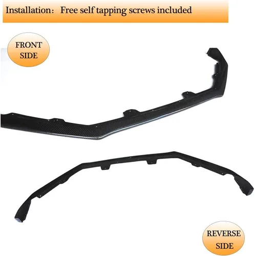 Vista 7 de Protector de parachoques delantero para Subaru BRZ Coupe 2Door 2013-2016 Add-on Factory Outlet Carbon Fiber CF Protector de parachoques de barbilla