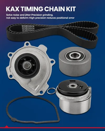 Vista 2 de KAX Kits de correa de distribución, bomba de agua compatible con ASTRA 2007-2008 ASTRA 2009-2011 AVEO 2010-2015 CRUZE 2012-2018 SONIC 2009-2010 G3