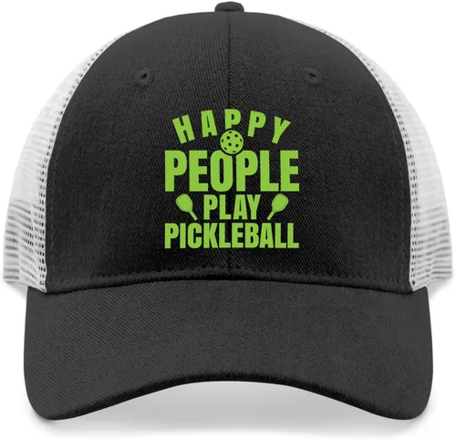 Vista 9 de Sombreros Happy People Play Pickleball - Gorras de béisbol vintage para hombre