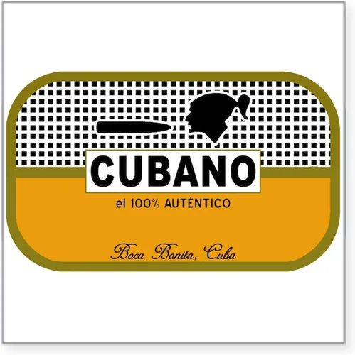 Vista 4 de CafePress Cubano El 100% Autentico Alternate Sticker Square Bumper Sticker Car Decal