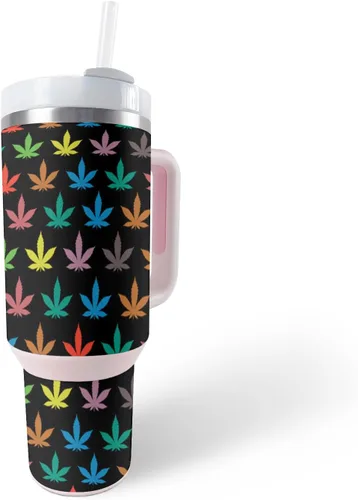 Vista 8 de MightySkins Skin - Vaso de vinilo compatible con Stanley The Quencher H2.0 FlowState de 40 onzas, color turquesa sólido, funda protectora, duradera