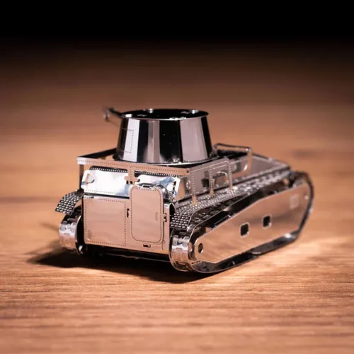 Vista 6 de METAL-TIME Modelo LEICHTTRAKTOR VS.KFZ.31, rompecabezas 3D para adultos o adolescentes, kit de modelo de rompecabezas de metal DIY, rompecabezas