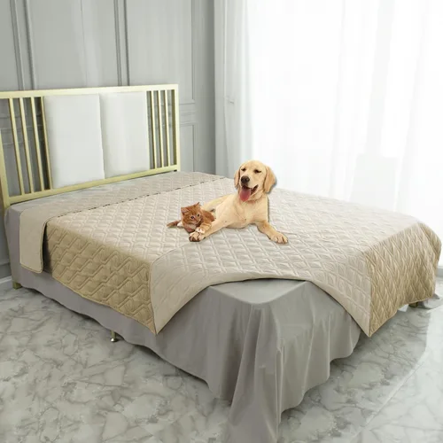 Vista 22 de Ameritex Manta Impermeable Reversible Cubierta para Cama de Perro Manta para Mascotas para Muebles Cama Sofá Sillón