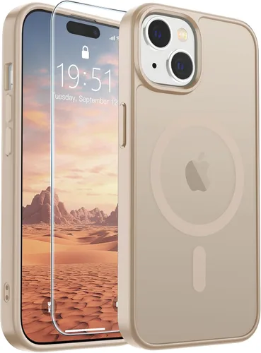 Vista 199 de SUPFINE Funda magnética para iPhone SE 2022 (3ª)/2020 (2ª), iPhone 8 (compatible con MagSafe) (protección contra caídas de grado militar), funda