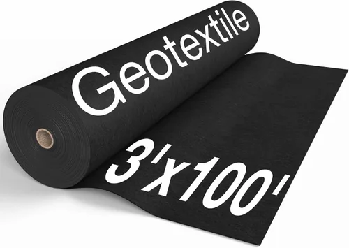 Vista 11 de Tela geotextil no tejida, 3 pies x 50 pies 4 oz BE&ST para proyectos de paisaje, desagües franceses, muros de contención, contrapiso, drenaje, tela