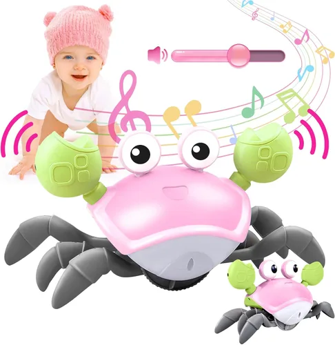 Vista 13 de Plnmlls Juguete de pulpo bailarín, juguetes para el tiempo boca abajo, con música y luz LED, batería recargable integrada y volumen que se pueden