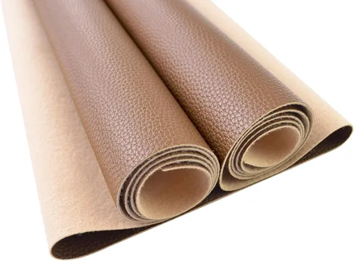 Vista 26 de 2 yardas de 54" x 72" pulgadas, textura de corteza envejecida, tela de piel sintética suave negra, tela de cuero falso negro, vinilo para tapicería