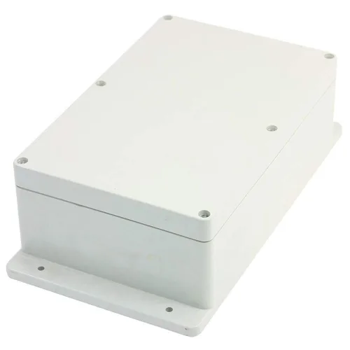 Vista 4 de Caja de conexiones de plástico ABS a prueba de polvo, impermeable, IP65, para interiores y exteriores, caja de recinto eléctrico universal