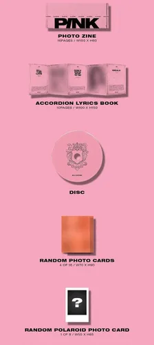 Vista 3 de Blackpink 2º mini álbum [Kill This Love] [Pink Ver.] - Paquete de CD, fotolibros, tarjeta de fotos, póster plegado con beneficio de pedido previo