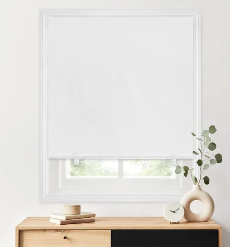 Vista 10 de LazBlinds Cortina de Puerta 100% Opaca, Persianas Sin Herramientas Sin Taladro Inalámbricas para Ventanas, Aislamiento Térmico Protección UV