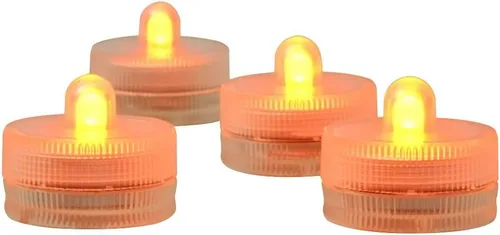 Vista 9 de Luces de Halloween sumergibles cr2032, funciona con pilas, bajo el agua, impermeable, luz de té LED para eventos, centros de mesa, jarrón, floral