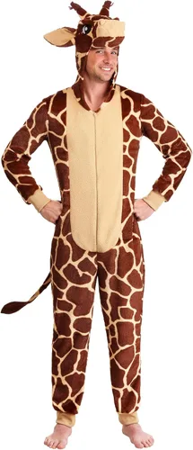 Vista 5 de Fun Costumes Onesie Adult Giraffe