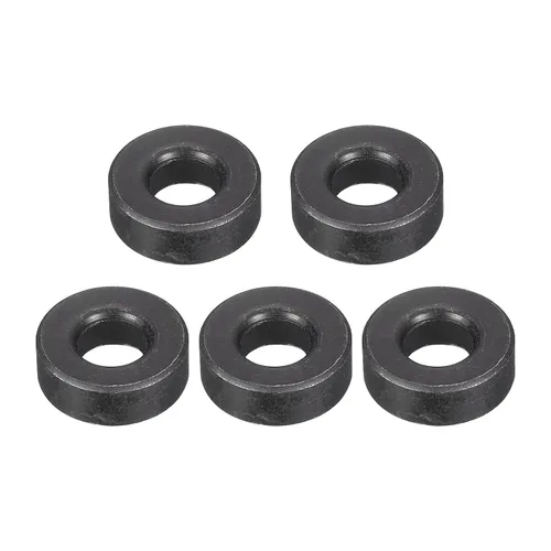 Vista 53 de Uxcell Arandela plana de acero al carbono para pernos M8, 10 piezas M8 x 16 x 1.5mm, aleación de acero negro oxidado de grado 8.8, sujetadores