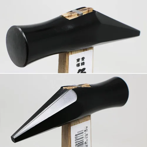 Vista 3 de KAKURI SAKIKIRI - Martillo de carpintero japonés de 6.5 onzas, herramienta profesional de martillo para carpintería, acero al carbono japonés