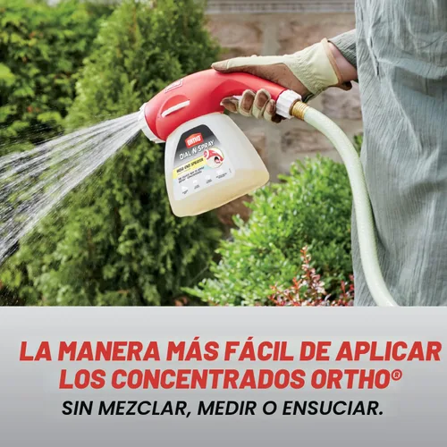 Vista 4 de Ortho Dial N Spray Pulverizador de manguera para herbicida líquido y matainsectos, fungicida, fertilizante con 14 configuraciones de dilución