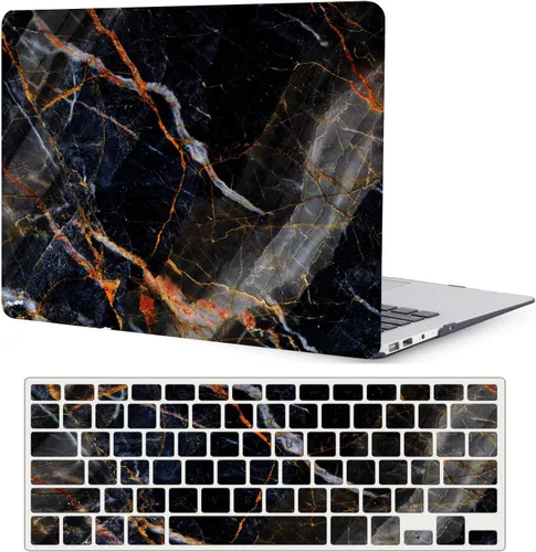 Vista 34 de Funda para laptop compatible con MacBook Air de 11 pulgadas 2015 2014 2013 2012 2011 2010 Realease modelo A1465 A1370, funda protectora de plástico