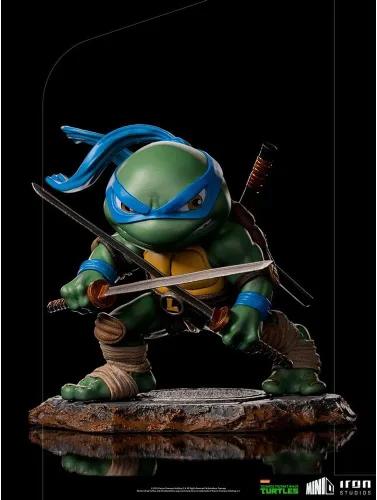 Vista 7 de Estatua Leonardo - TMNT - Minico - Iron Studios