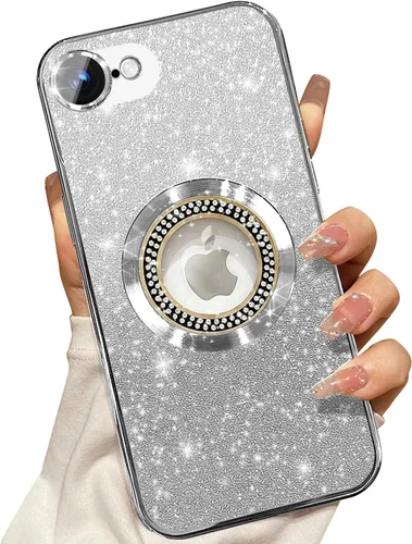 Vista 408 de Misscase Funda magnética con purpurina para iPhone 11 compatible con MagSafe, protección completa, delgada, a prueba de golpes, antiarañazos