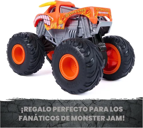 Vista 2 de Monster Jam El Toro Loco Rev 'N Roar Monster Truck, escala 1:18