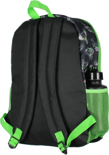 Vista 3 de INTIMO Monster Jam Grave Digger Truck 5 PC Mochila Caja de almuerzo Icepack Botella de agua Llavero