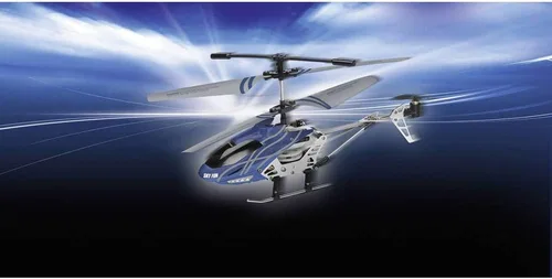 Vista 2 de Revell Helicóptero Control RC, helicóptero controlado a distancia para principiantes, control remoto de 2.4 GHz, fácil de volar, giroscopio, chasis